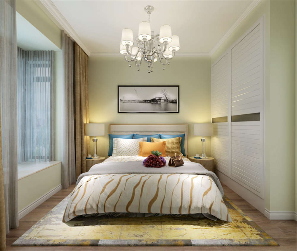 龍湖九里晴川-現(xiàn)代簡約-臥室設(shè)計(jì)效果圖